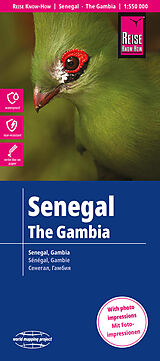 (Land)Karte Reise Know-How Landkarte Senegal, Gambia (1:550.000) von Reise Know-How Verlag Peter Rump GmbH