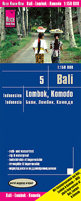 (Land)Karte Reise Know-How Landkarte Bali, Lombok, Komodo (1:150.000) - Indonesien 5 von Reise Know-How Verlag Peter Rump