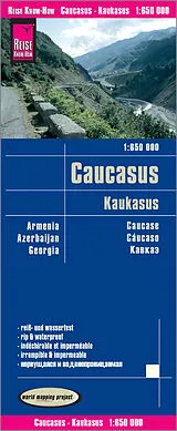 (Land)Karte Reise Know-How Landkarte Kaukasus / Caucasus (1:650.000) : Armenien, Aserbaidschan, Georgien von 