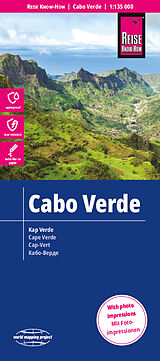 Carte (de géographie) pliée Reise Know-How Landkarte Cabo Verde (1:135.000) 135000 de Reise Know-How Verlag Peter Rump