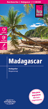 gefaltete (Land)Karte Reise Know-How Landkarte Madagaskar / Madagascar (1:1.200.000) von Reise Know-How Verlag Peter Rump