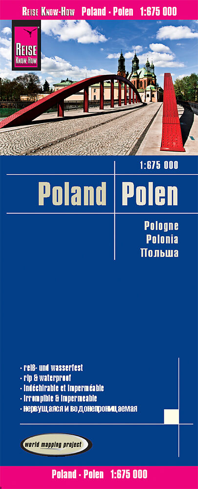 Reise Know-How Landkarte Polen / Poland (1:675.000)