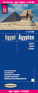 gefaltete (Land)Karte Reise Know-How Landkarte Ägypten (1:1.125.000) von Reise Know-How Verlag Peter Rump