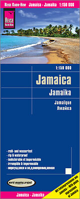 gefaltete (Land)Karte Reise Know-How Landkarte Jamaika / Jamaica (1:150.000) von Reise Know-How Verlag Peter Rump