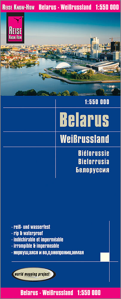 Reise Know-How Landkarte Weißrussland / Belarus (1:550.000)
