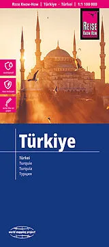 (Land)Karte Reise Know-How Landkarte Türkei / Türkiye (1:1.100.000) von 