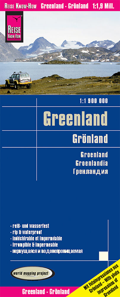 Reise Know-How Landkarte Grönland / Greenland (1:1.900.000)