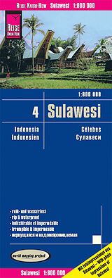 gefaltete (Land)Karte Reise Know-How Landkarte Sulawesi (1:800.000) - Indonesien 4 von Reise Know-How Verlag Peter Rump