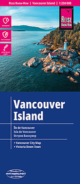 gefaltete (Land)Karte Reise Know-How Landkarte Vancouver Island (1:250.000) von Reise Know-How Verlag Peter Rump