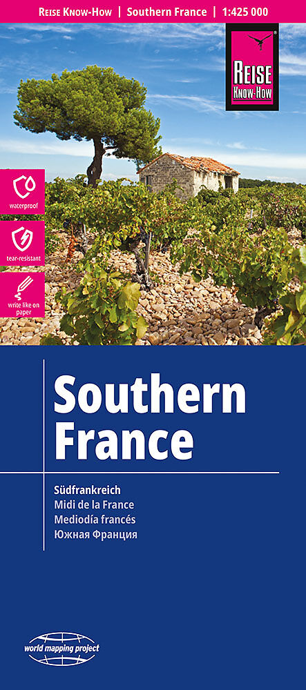 Reise Know-How Landkarte Südfrankreich / Southern France (1:425.000)
