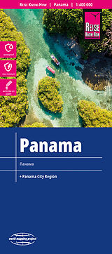 (Land)Karte Reise Know-How Landkarte Panama (1:400.000) von 