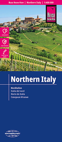 Carte (de géographie) Reise Know-How Landkarte Italien, Nord / Northern Italy (1:400.000) de 