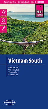 gefaltete (Land)Karte Reise Know-How Landkarte Vietnam Süd (1:600.000) von 