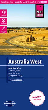 gefaltete (Land)Karte Reise Know-How Landkarte Australien, West / Australia, West (1:1.800.000) 1800000 von 