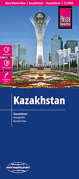 (Land)Karte Reise Know-How Landkarte Kasachstan / Kazakhstan (1:2.000.000) von 