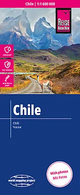 (Land)Karte Reise Know-How Landkarte Chile (1:1.600.000) von Reise Know-How Verlag Peter Rump GmbH