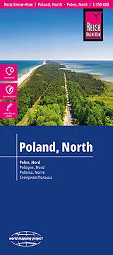 (Land)Karte Reise Know-How Landkarte Polen, Nord | Poland, North (1:350.000) von 