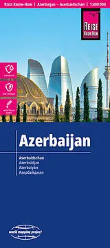 gefaltete (Land)Karte Reise Know-How Landkarte Aserbaidschan | Azerbaijan (1:400.000) von 