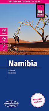 (Land)Karte Reise Know-How Landkarte Namibia (1:1.200.000) von 