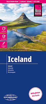 (Land)Karte Reise Know-How Landkarte Island / Iceland (1:425.000) von 
