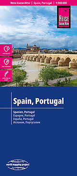 (Land)Karte Reise Know-How Landkarte Spanien, Portugal | Spain, Portugal (1:900.000) von
