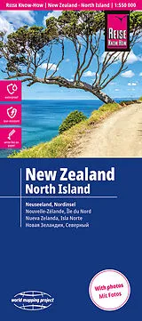 gefaltete (Land)Karte Reise Know-How Landkarte Neuseeland, Nordinsel | New Zealand, North Island (1:550.000) 550000 von 