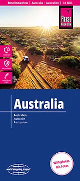 (Land)Karte Reise Know-How Landkarte Australien / Australia (1:4.000.000) 4000000 von 