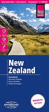 (Land)Karte Reise Know-How Landkarte Neuseeland | New Zealand (1:1.000.000) von