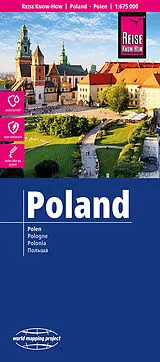 (Land)Karte Reise Know-How Landkarte Polen | Poland (1:675.000) von 