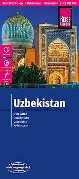 (Land)Karte Reise Know-How Landkarte Usbekistan / Uzbekistan (1:1.000.000) von 