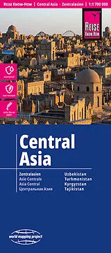 (Land)Karte Reise Know-How Landkarte Zentralasien / Central Asia (1:1.700.000) von 