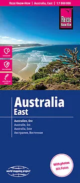 (Land)Karte Reise Know-How Landkarte Australien, Ost | Australia, East (1:1.800.000) von 