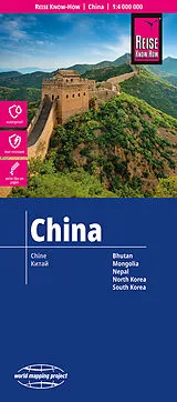 (Land)Karte Reise Know-How Landkarte China (1:4.000.000) von 