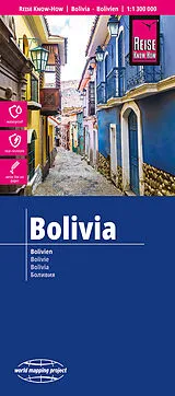 (Land)Karte Reise Know-How Landkarte Bolivien / Bolivia (1:1.300.000) von 