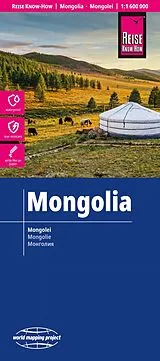 gefaltete (Land)Karte Reise Know-How Landkarte Mongolei | Mongolia (1:1.600.000) 1600000 von