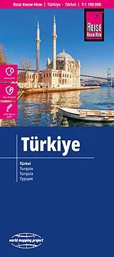 (Land)Karte Reise Know-How Landkarte Türkei / Türkiye (1:1.100.000) von 