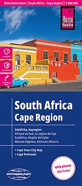 gefaltete (Land)Karte Reise Know-How Landkarte Südafrika Kapregion | South Africa, Cape Region (1:500.000) von 