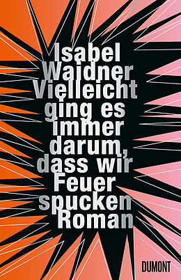 Fester Einband Vielleicht ging es immer darum, dass wir Feuer spucken von Isabel Waidner