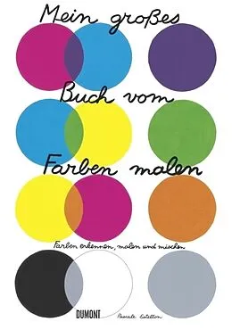 Kartonierter Einband Mein großes Buch vom Farben malen von Pascale Estellon