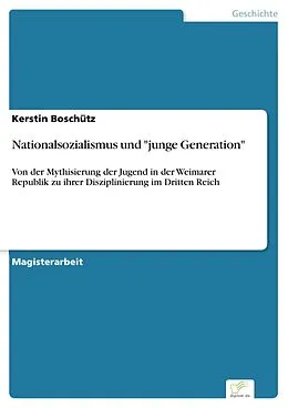 E-Book (pdf) Nationalsozialismus und "junge Generation" von Kerstin Boschütz
