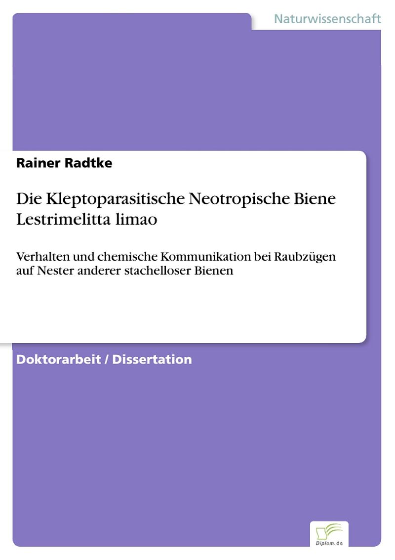 Die Kleptoparasitische Neotropische Biene Lestrimelitta limao