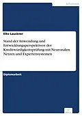 E-Book (pdf) Stand der Anwendung und Entwicklungsperspektiven der Kreditwürdigkeitsprüfung mit Neuronalen Netzen und Expertensystemen von Elke Lauckner
