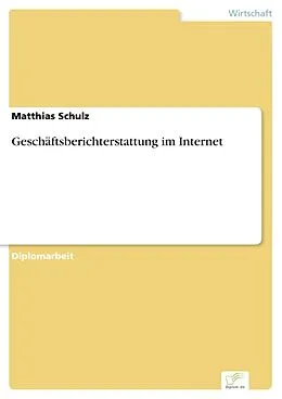 E-Book (pdf) Geschäftsberichterstattung im Internet von Matthias Schulz
