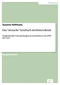E-Book (pdf) Das "deutsche" Lesebuch im Dritten Reich von Susanne Hoffmann
