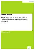 E-Book (pdf) Die Genese von La Marca del Zorro als 'novela-testimonio' des sandinistischen Nicaragua von Joachim Holstein