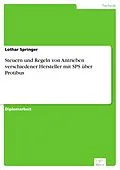 E-Book (pdf) Steuern und Regeln von Antrieben verschiedener Hersteller mit SPS über Protibus von Lothar Springer