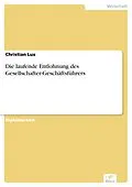 E-Book (pdf) Die laufende Entlohnung des Gesellschafter-Geschäftsführers von Christian Lux