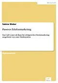 E-Book (pdf) Passives Telefonmarketing von Sabine Weber