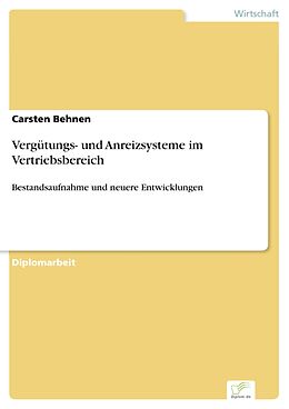 E-Book (pdf) Vergütungs- und Anreizsysteme im Vertriebsbereich von Carsten Behnen