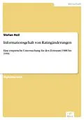 E-Book (pdf) Informationsgehalt von Ratingänderungen von Stefan Heil